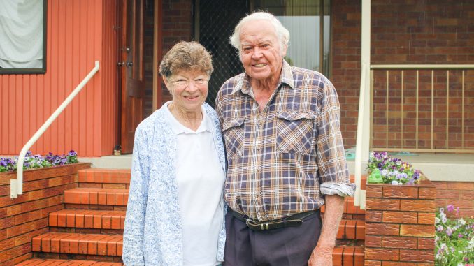 Evelyn and Allen Hinchcliffe at their Boyland home.