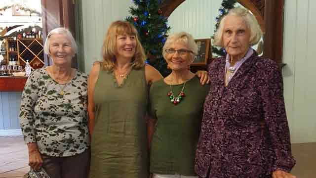 Sylvian Cameron, Lolita Hopkins, Wendy Brown and Irene Mills. Photo: Supplied.
