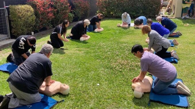 First aid participants