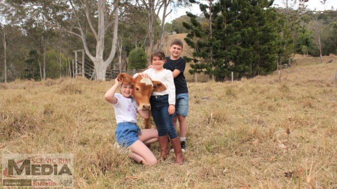 Lucia and Samuel Salusbury with Benny