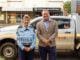 SES Local Controller Sandy Bell with Cr Stephen Moriarty. Image supplied