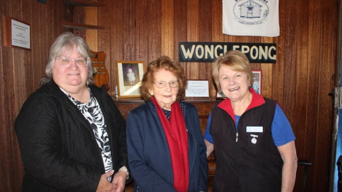 Southeastern Division President Jo Hubner, Secretary Heather Kenrick and International Officer Diane Ayscough