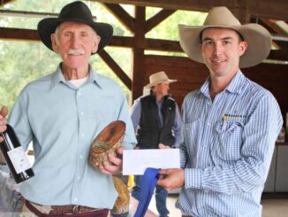 Doug Bradfield with Rhys Bodey