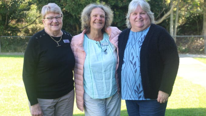 Sue Bailey, Alison Johnson and Jo Hubner