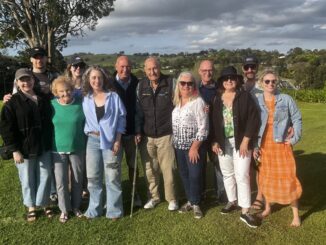 Most of the Rankins, from the left: Abbie, Tom, Jean, Claudia, Jess, Phil, Bill, Lou, Ross, Jackie, Sam, Megan.