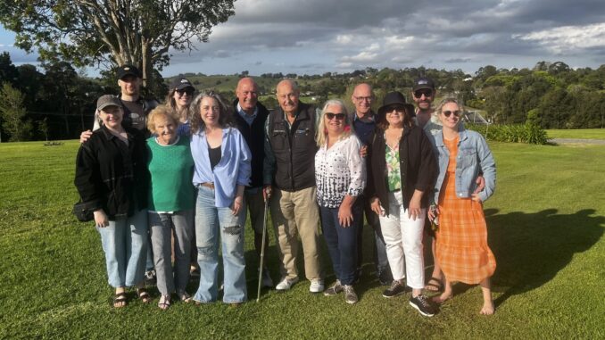 Most of the Rankins, from the left: Abbie, Tom, Jean, Claudia, Jess, Phil, Bill, Lou, Ross, Jackie, Sam, Megan.