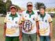 Winners of the Club Mixed Triples Championship 2024 Darryl Lee, Wayne Reiser and Val Reiser