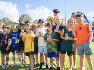 Canungra Owls Under 10 Green, coached by Harvey Mahony