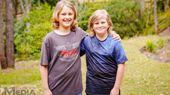 Levi Gricks-Phillips 11yrs and Matthias Gricks-Phillips 9yrs